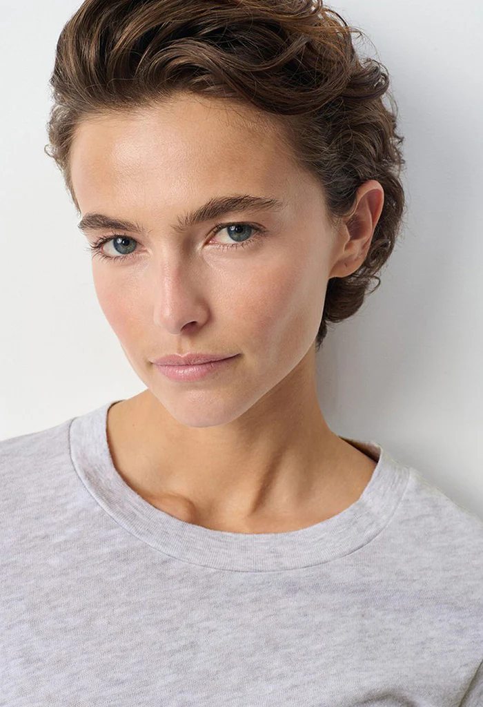 Sonoma Round Collar T-shirt - Arctic Mélange - Image 4