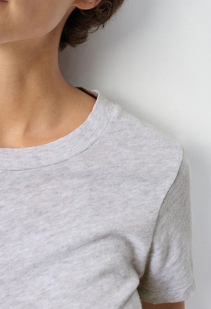 Sonoma Round Collar T-shirt - Arctic Mélange - Image 5