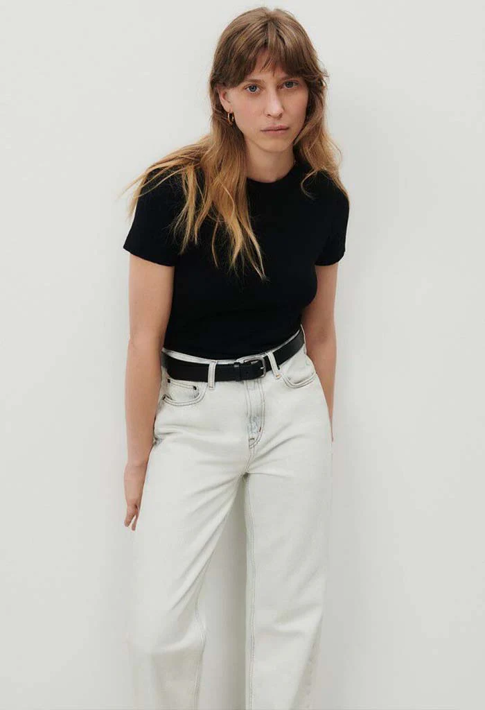 Sonoma Round Collar T-shirt - Black - Image 2