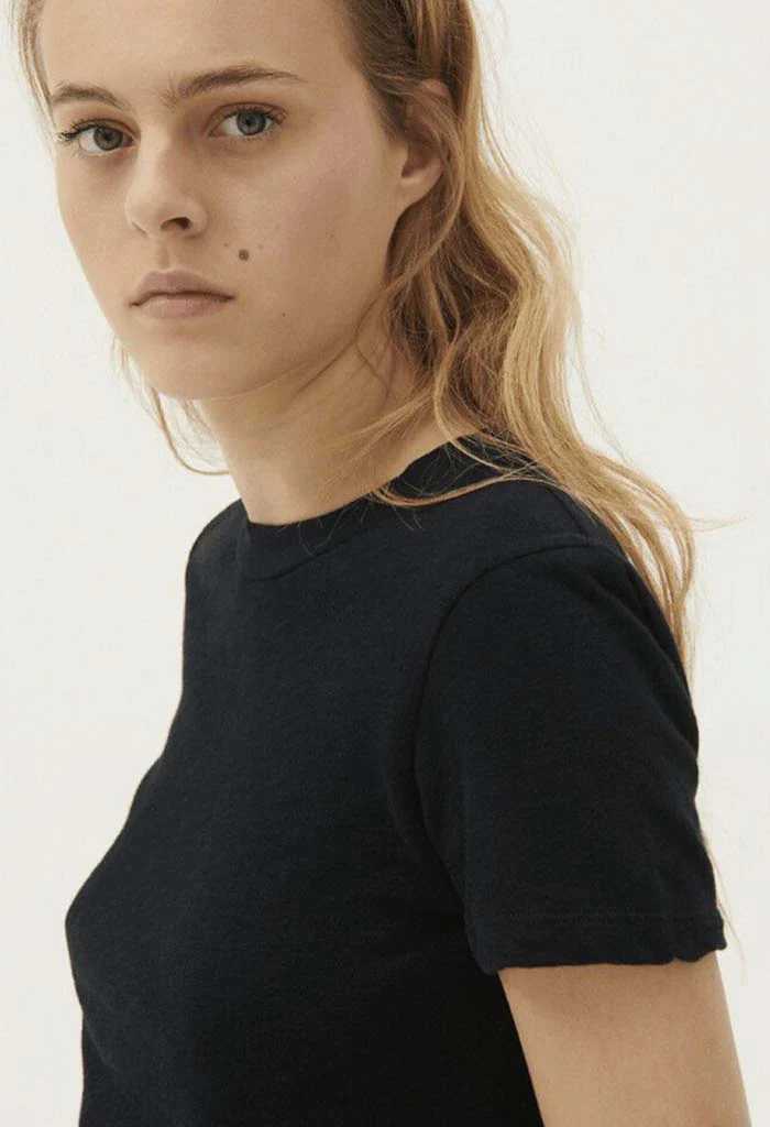 Sonoma Round Collar T-shirt - Black - Image 6