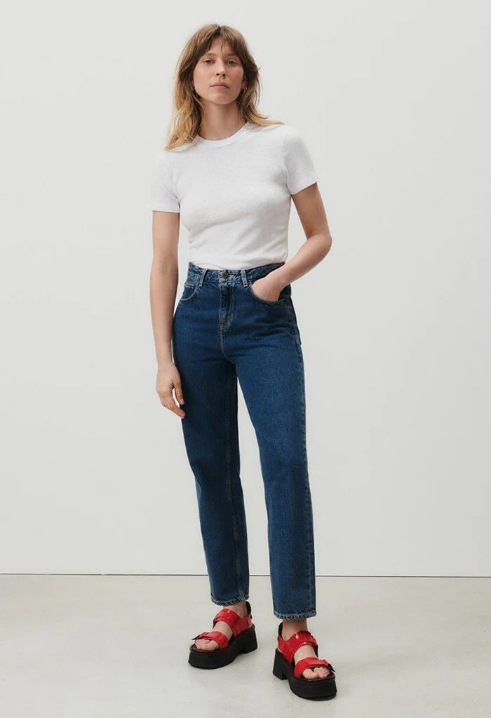 Sonoma Round Collar T-shirt - White - Image 5