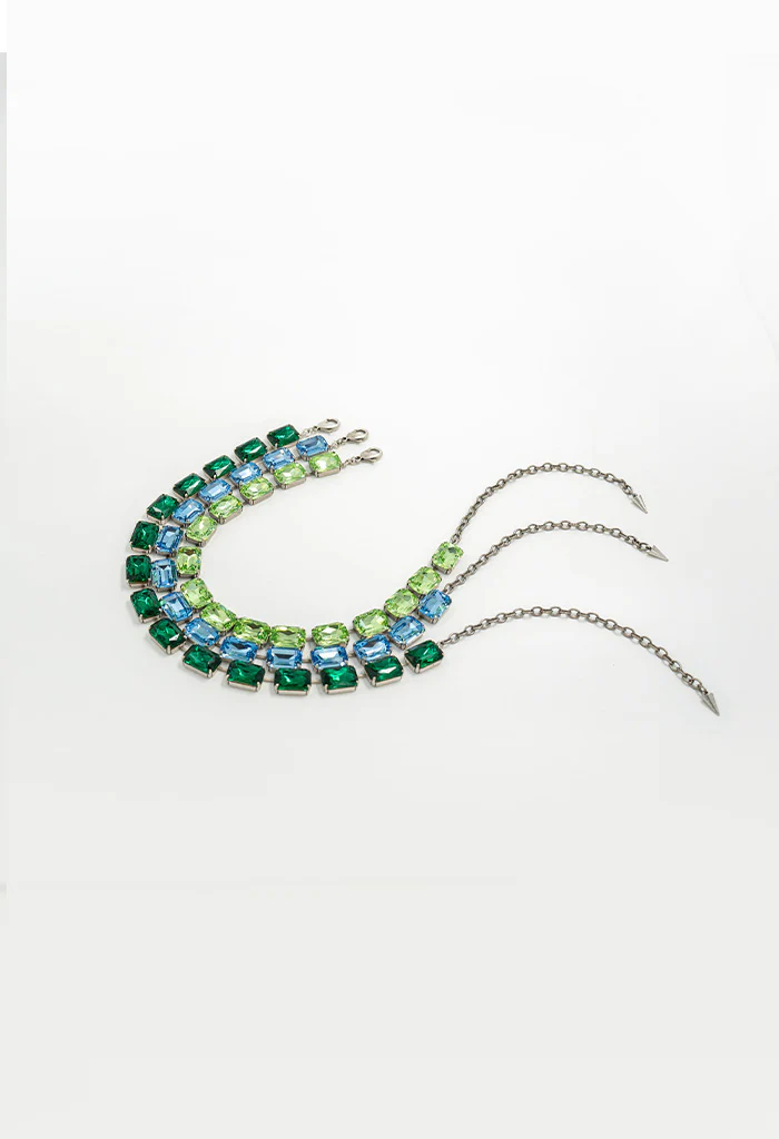 Stackable Necklace -Sapphire - Image 3