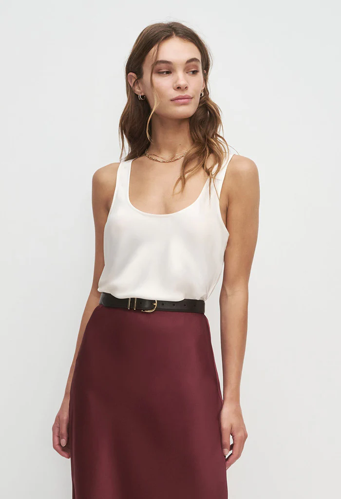 The Clean Cut Tank - Ivory - Image 3