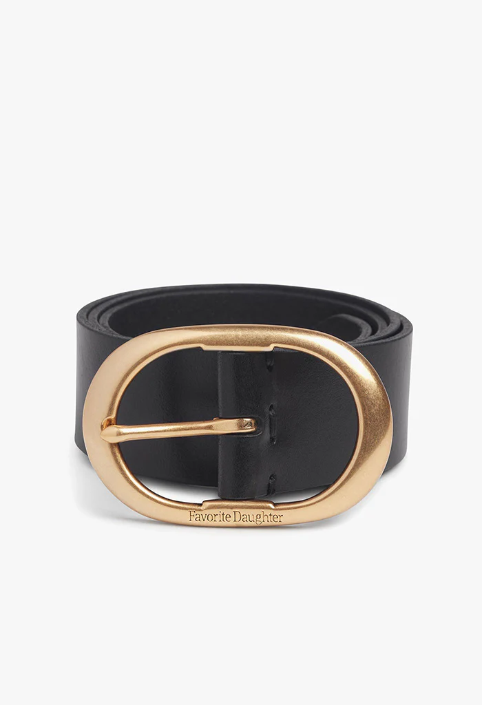The Jean Belt - Black/Antique Brass - Image 3