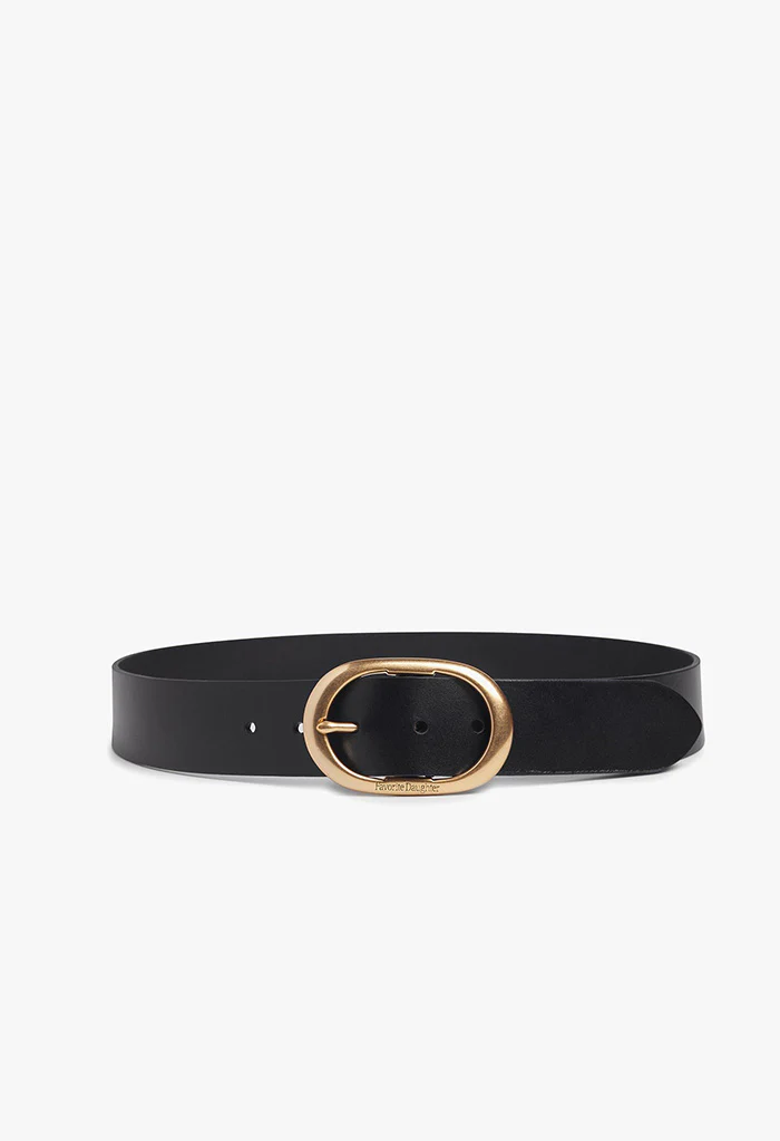 The Jean Belt - Black/Antique Brass - Image 5