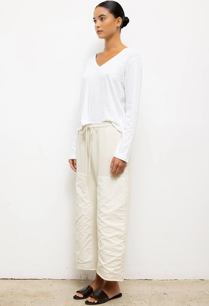 The Laura V-Neck Long sleeve - White - Image 5