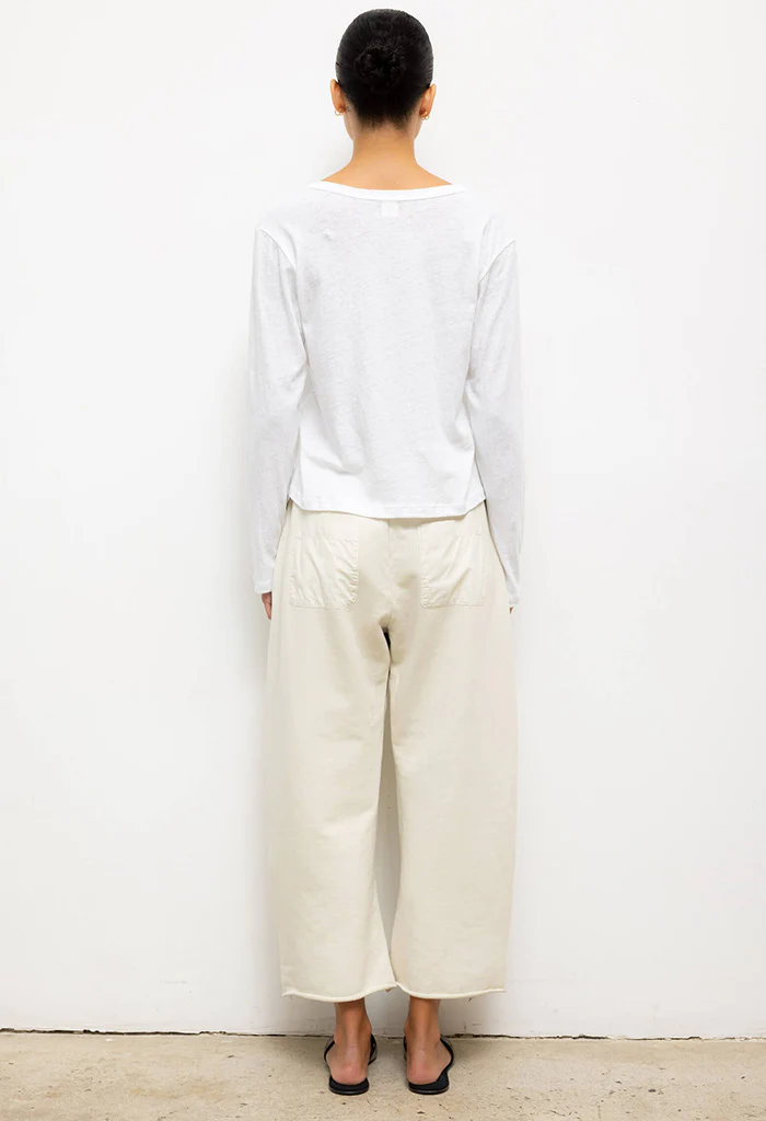 The Laura V-Neck Long sleeve - White - Image 6