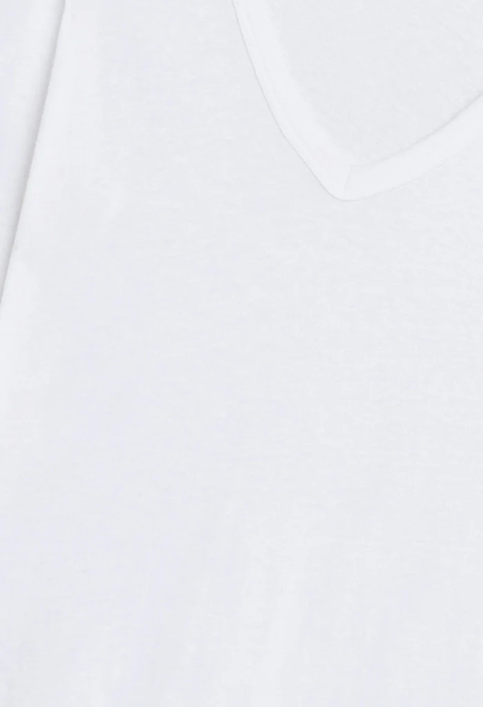 The Laura V-Neck Long sleeve - White - Image 7