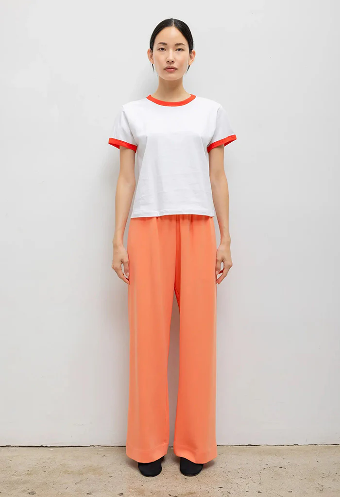 The Margo Ringer Tee - Cerise White - Image 3