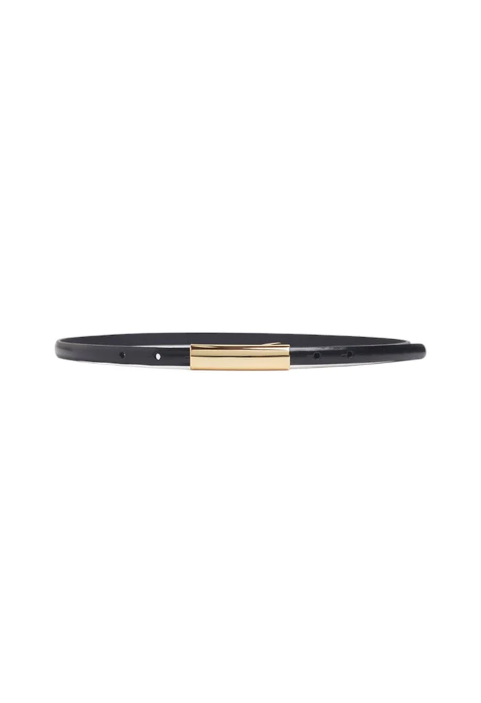 The Patent Lady Belt - Black/Gold