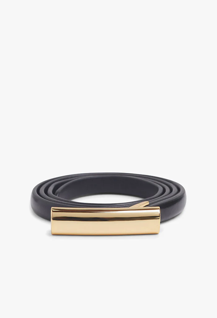 The Patent Lady Belt - Black/Gold - Image 3
