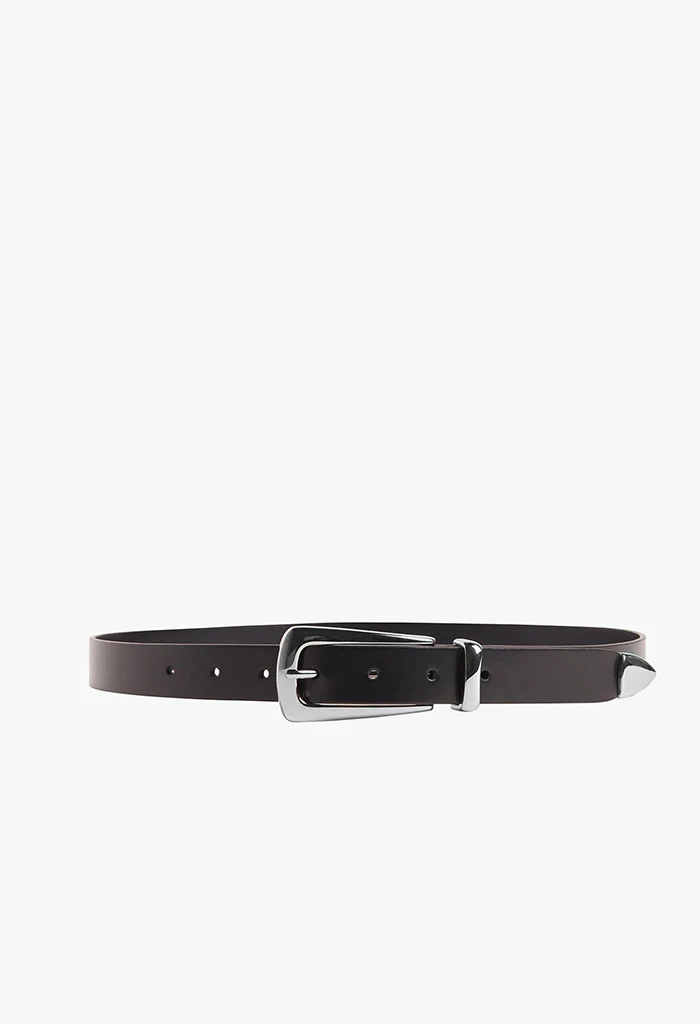 The Statement Belt - Black / Nickel - Image 3