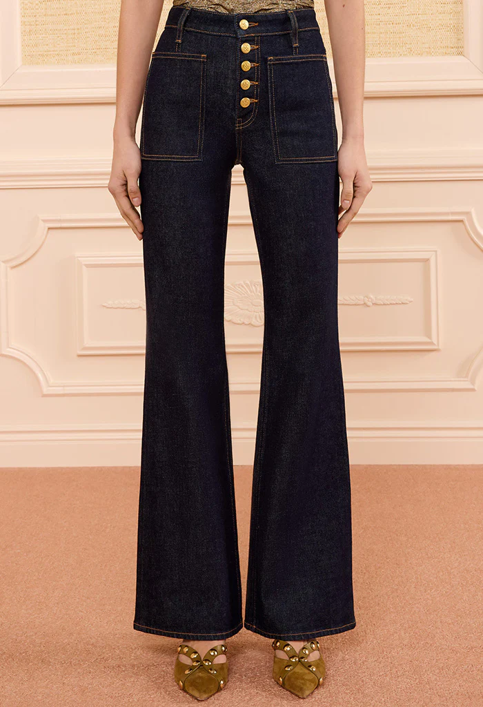 The Lou Stretch Kick Flare Jean - Tigris - Image 3