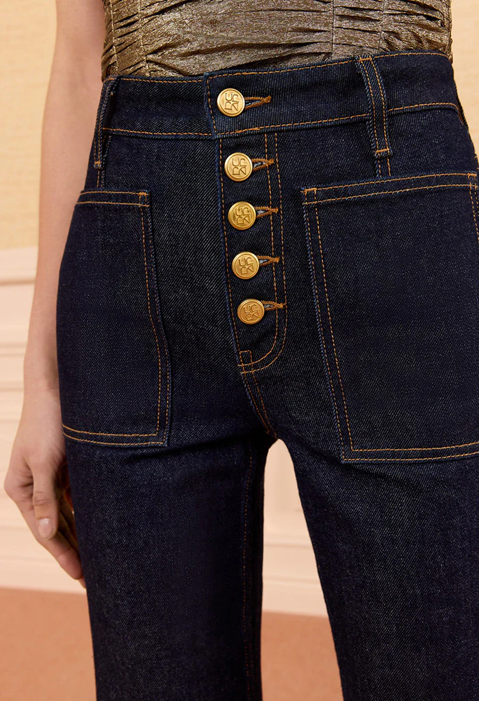 The Lou Stretch Kick Flare Jean - Tigris - Image 4