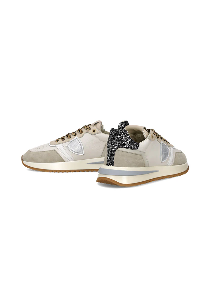 Tropez 2.1 Low Woman - Veau Glitter Sable - Image 3