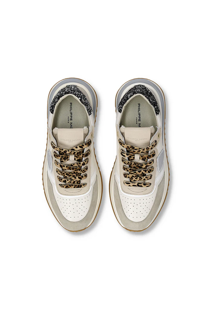 Tropez 2.1 Low Woman - Veau Glitter Sable - Image 4