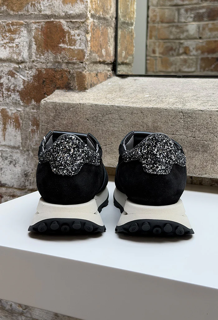 Tropez Haute Low Woman - Course Glitter Noir - Image 5