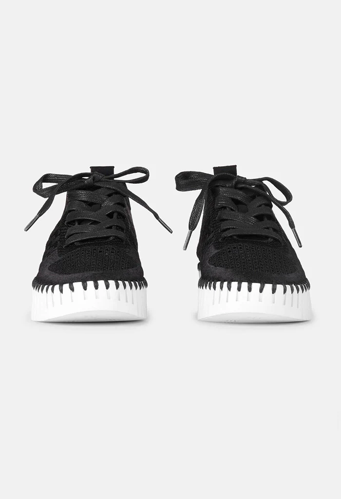 Tulip Flats With Laces - Black - Image 4