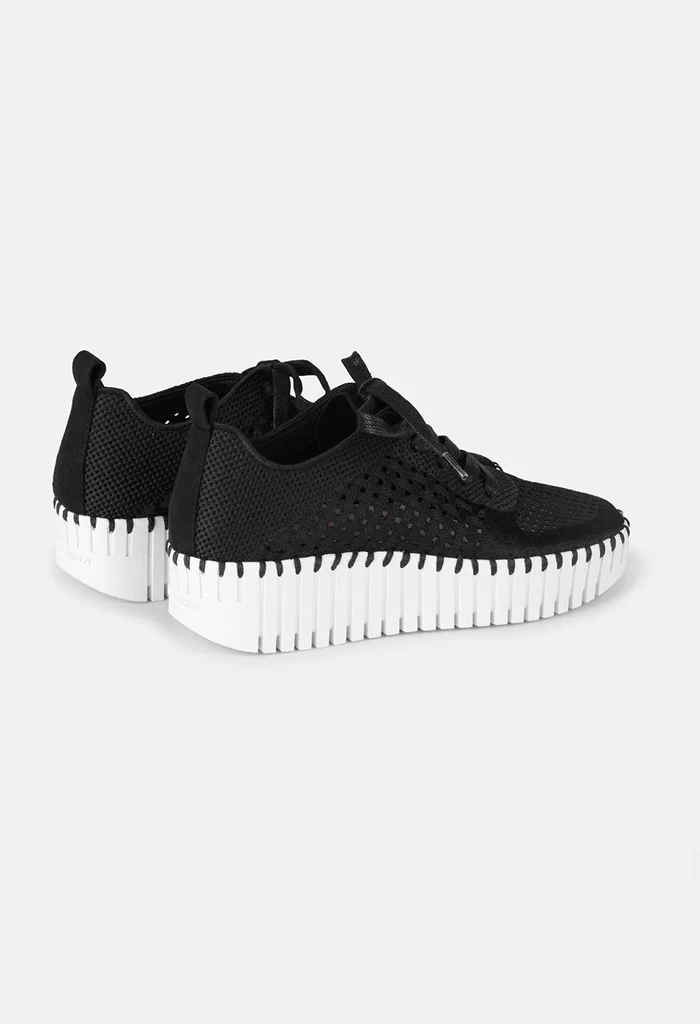 Tulip Flats With Laces - Black - Image 5