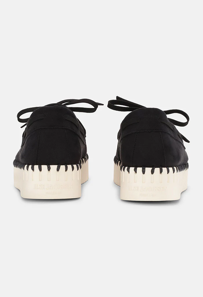 Tulip Sailor Shoe - Black Pearled Ivory - Image 5