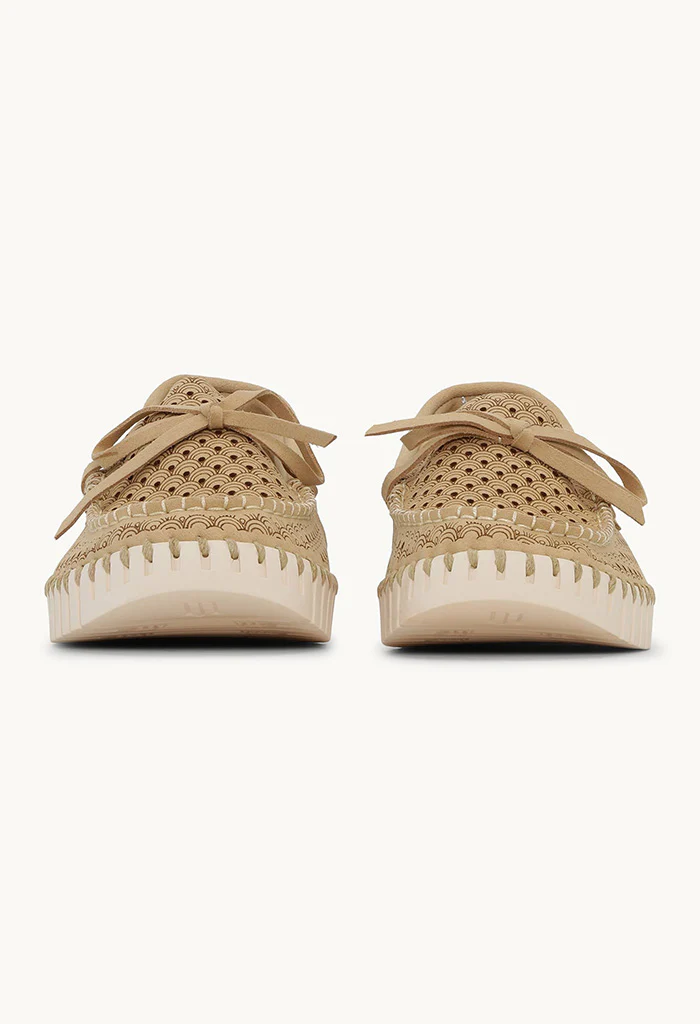 Tulip Sailor Shoe - Latte Pearled Ivory - Image 6