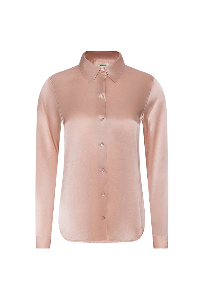 Tyler Silk Blouse - Misty Rose