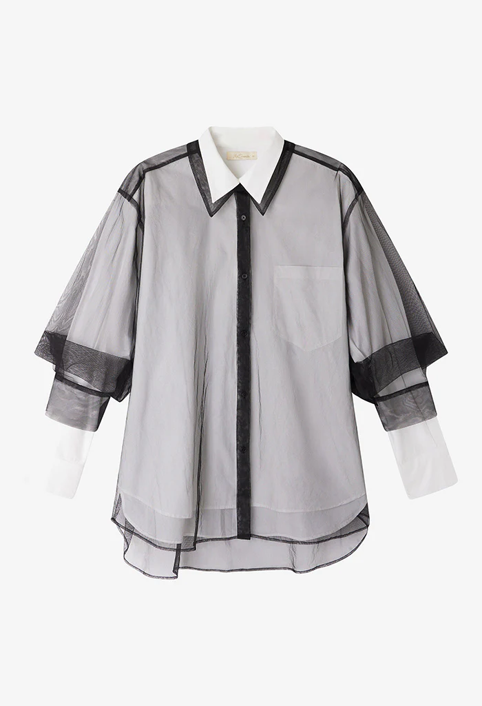 Vespera Shirt - Black and White - Image 8