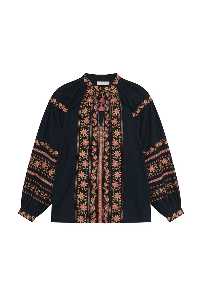 Virginia Blouse - Night Garden