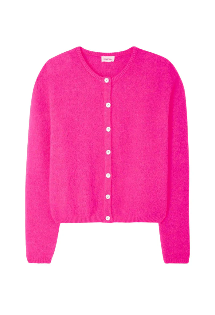Vitow Cardigan - Fluro Pink Melange